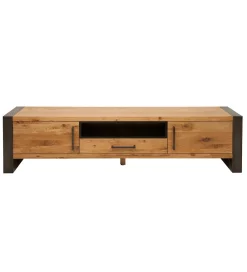 Invicta Interior Stolik pod TV FACTORY Thor 200 cm drewno dąb dziki