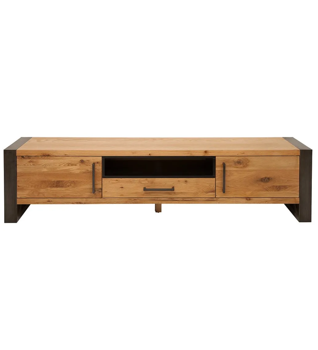 Invicta Interior Stolik pod TV FACTORY Thor 200 cm drewno dąb dziki