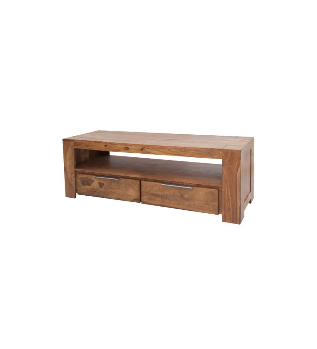 Invicta Interior Stolik pod TV FINICE Makassar drewno Sheesham