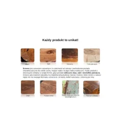 Invicta Interior Stolik pod TV FINICE Makassar drewno Sheesham