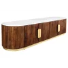 Invicta Interior Stolik pod TV GATSBY 170 cm drewno mango brązowy
