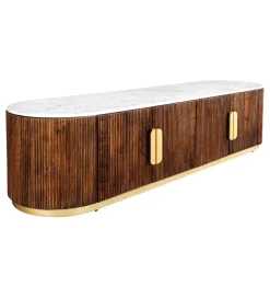 Invicta Interior Stolik pod TV GATSBY 170 cm drewno mango brązowy
