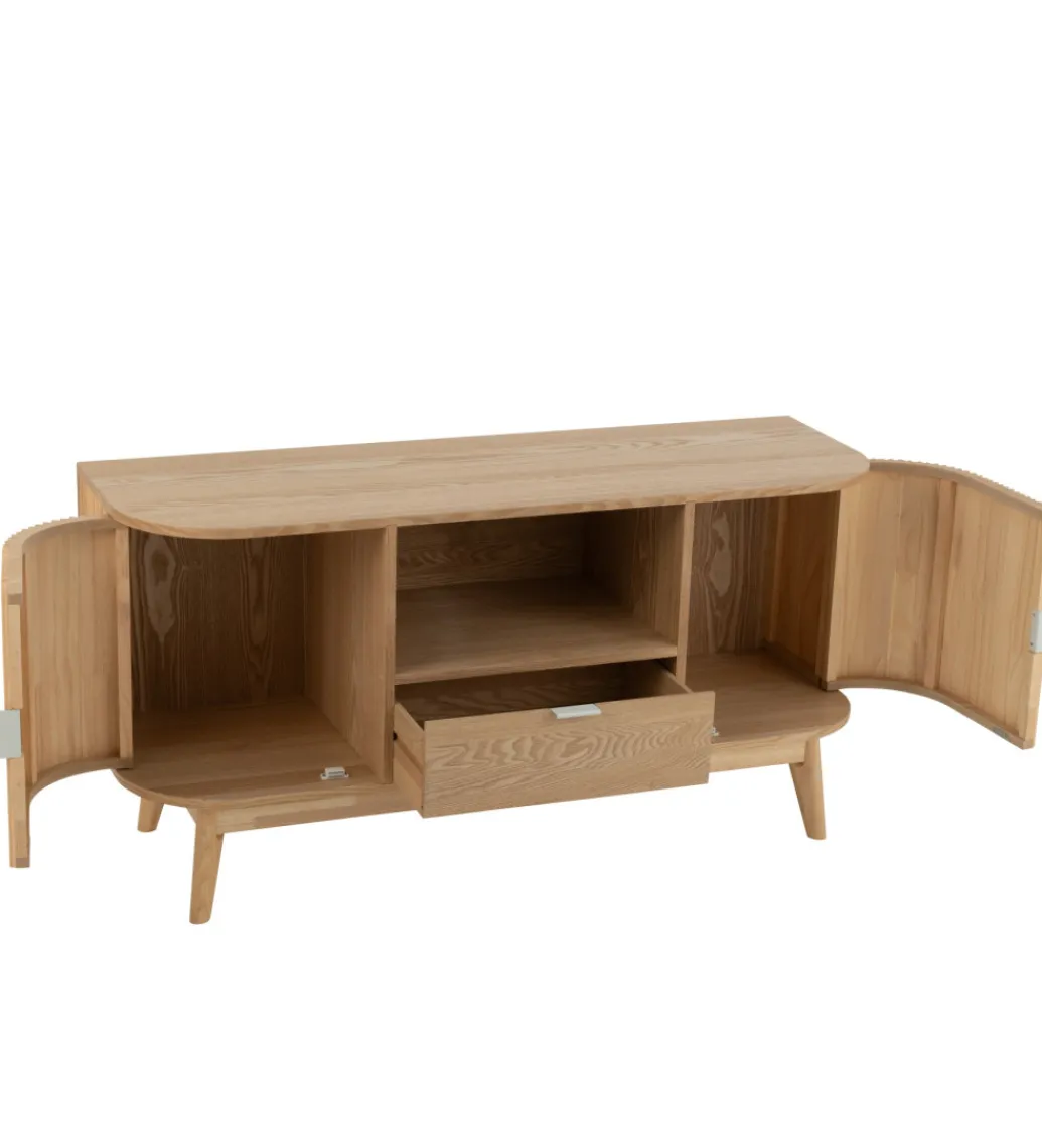J-Line Stolik pod TV GEZA 120 cm naturalny