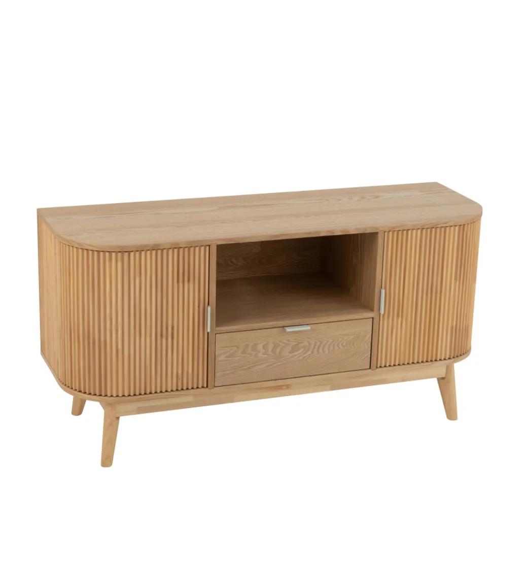 J-Line Stolik pod TV GEZA 120 cm naturalny