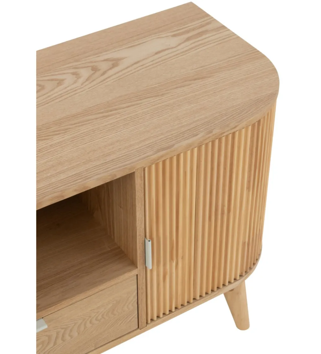 J-Line Stolik pod TV GEZA 120 cm naturalny