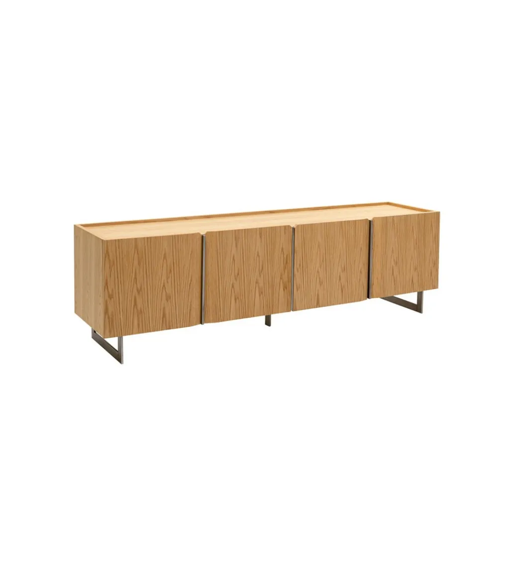 KARE Stolik pod TV GIULIO 180 x 55 cm naturalny