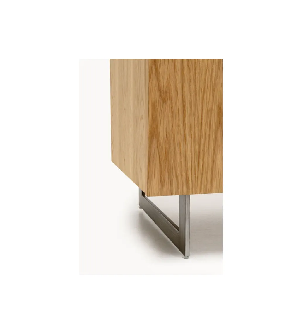 KARE Stolik pod TV GIULIO 180 x 55 cm naturalny