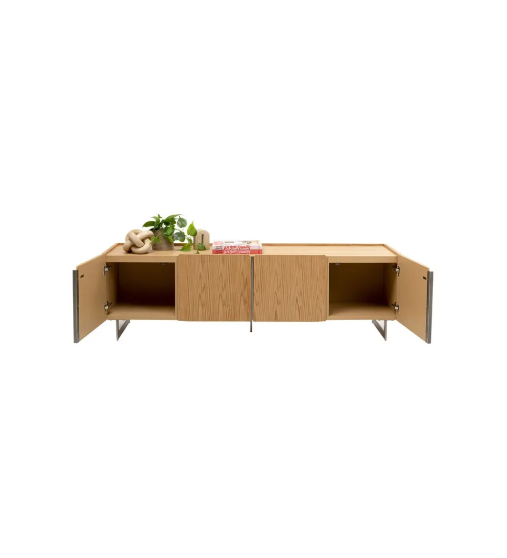 KARE Stolik pod TV GIULIO 180 x 55 cm naturalny