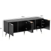 WOHNLING, GERMANY Stolik pod TV GLIMER 150 cm czarny