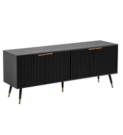 WOHNLING, GERMANY Stolik pod TV GLIMER 150 cm czarny