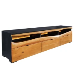 Invicta Interior - przedsprzedaż Stolik pod TV GRAND ACACIA 180 cm drewno akcja LED
