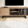 WOHNLING, GERMANY Stolik pod TV GRASSE 150 cm w optyce dębu