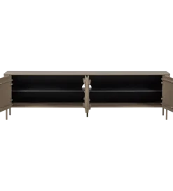 WOOOD Stolik pod TV GUNNAR 200 cm szary