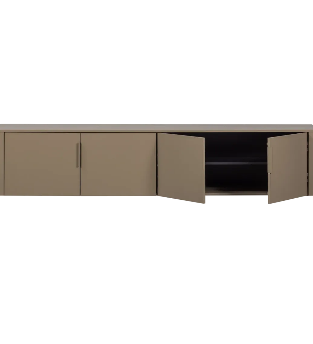 WOOOD Stolik pod TV GUNNAR 200 cm szary