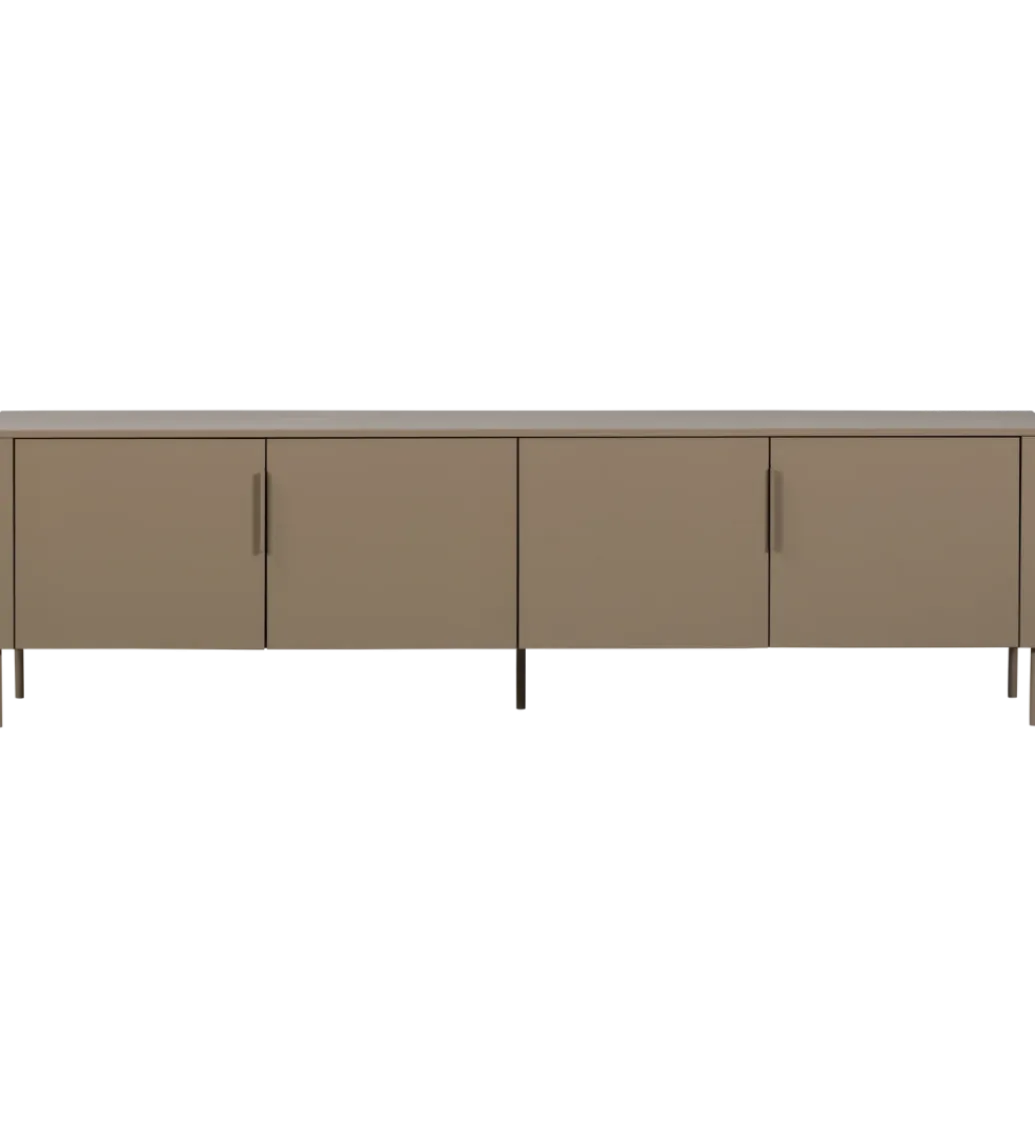 WOOOD Stolik pod TV GUNNAR 200 cm szary