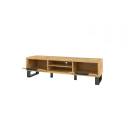 Helvetia Stolik pod Tv Halle 180 cm w optyce dąb wotan