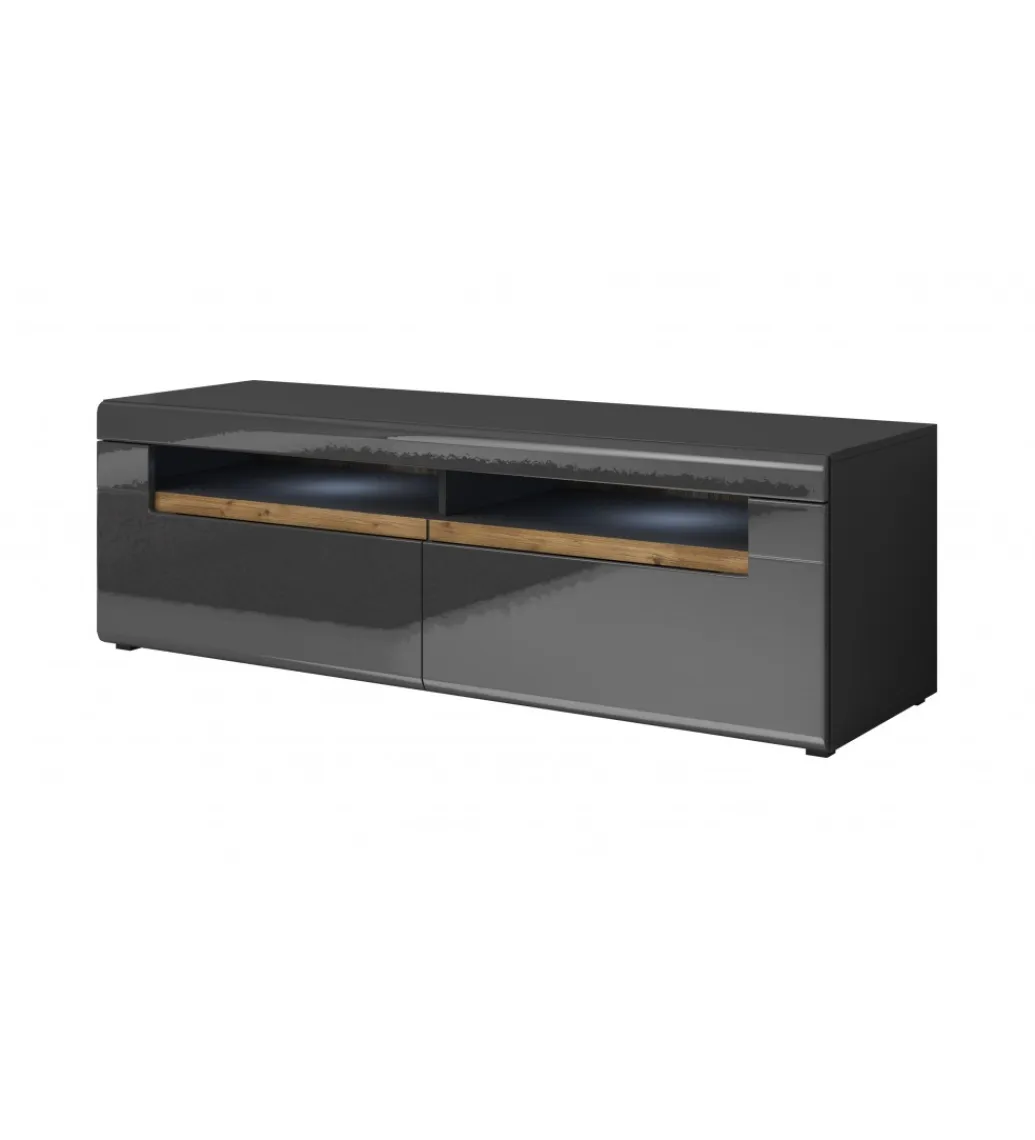 Helvetia Stolik pod Tv HEKTOR WM 160 cm antracytowy