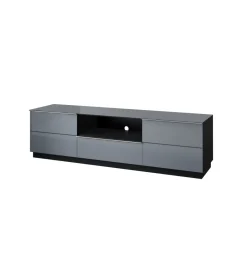 Helvetia Stolik pod TV HELIO 180 cm szaro czarny