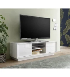 MCA Linia Włoska Stolik pod TV ICEE 139 cm biały
