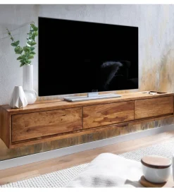 WOHNLING, GERMANY Stolik pod TV INDIOS III 160 cm drewno sheesham