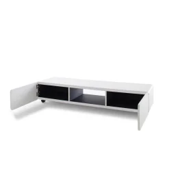 MCA Stolik pod TV JEFF III 140 cm biało czarny