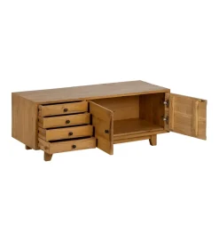 Zona-Design Stolik pod TV KORN 120 cm drewno mindi