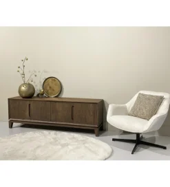 LF-Design Stolik pod TV KORTE 170 cm drewno mango brąz