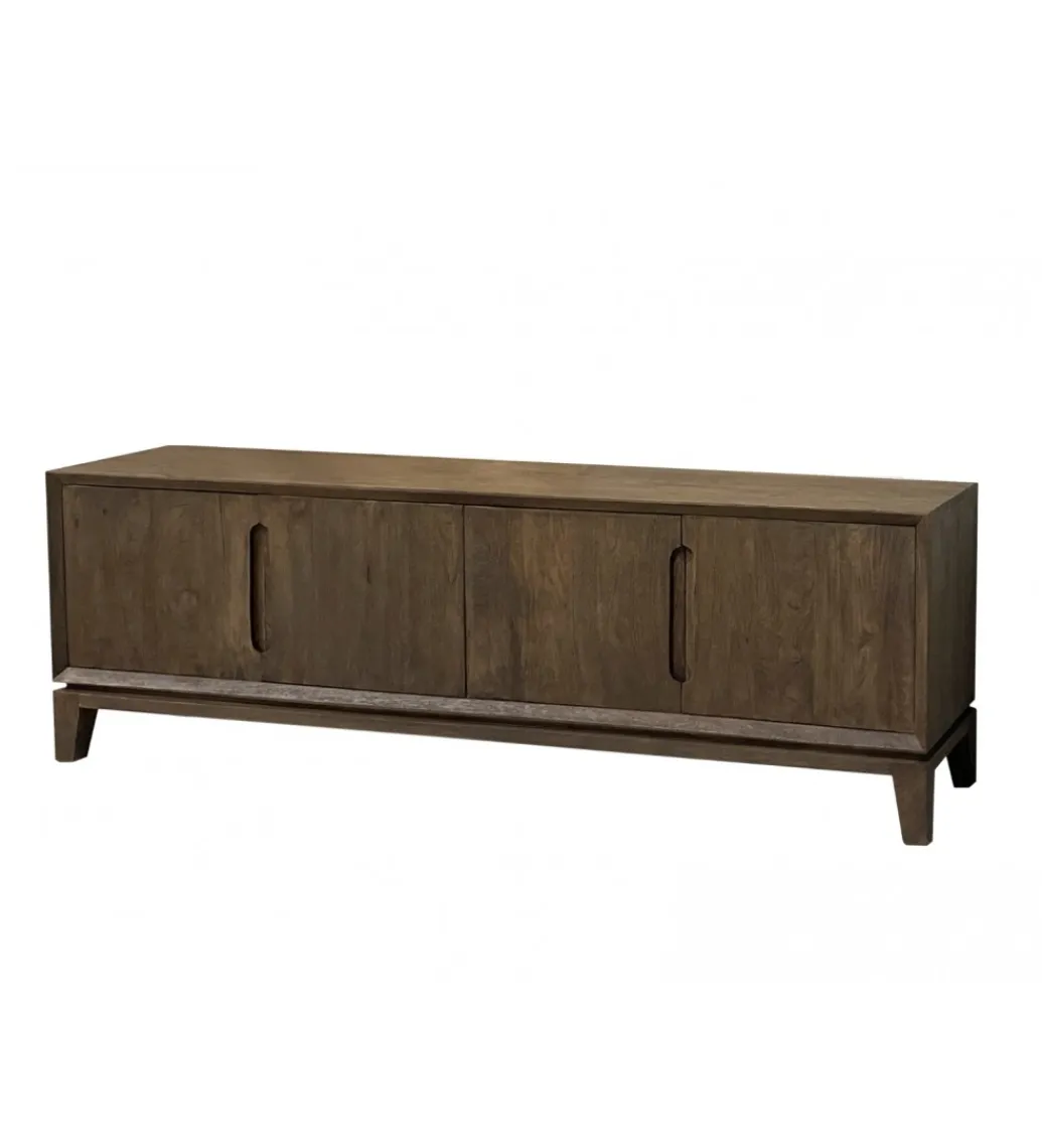 LF-Design Stolik pod TV KORTE 170 cm drewno mango brąz