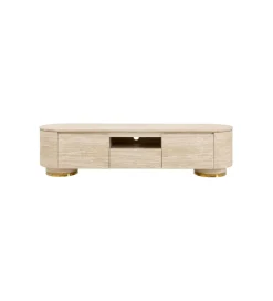 KARE Stolik pod TV LINNEA 160 x 45 cm naturalny