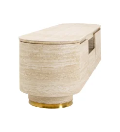 KARE Stolik pod TV LINNEA 160 x 45 cm naturalny