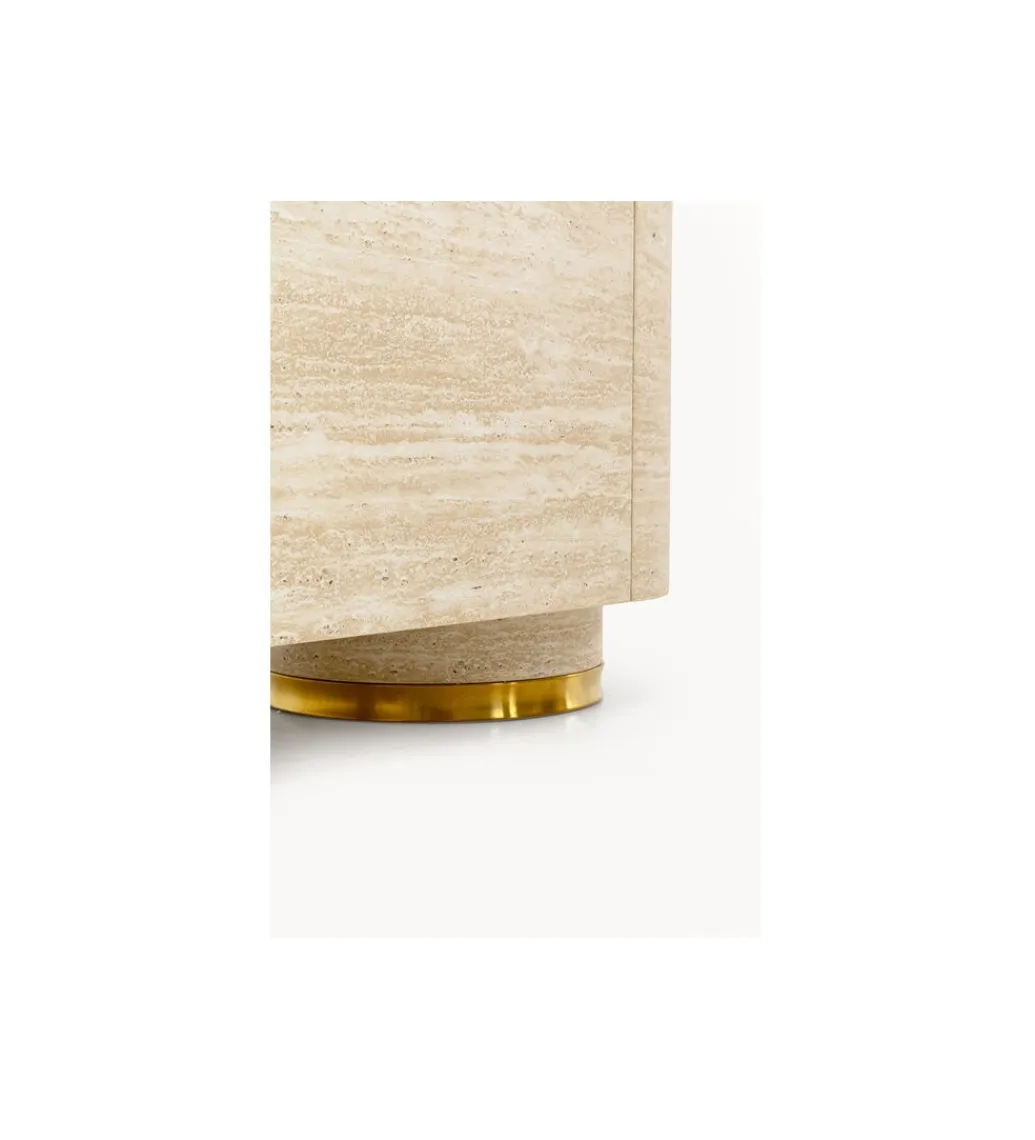 KARE Stolik pod TV LINNEA 160 x 45 cm naturalny