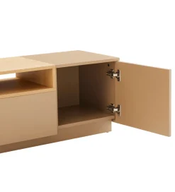 Invicta Interior Stolik pod TV LOFT 160 cm beżowa naturalna