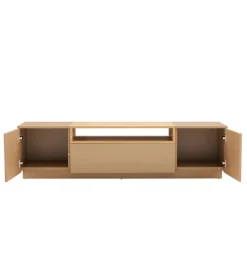 Invicta Interior Stolik pod TV LOFT 160 cm beżowa naturalna