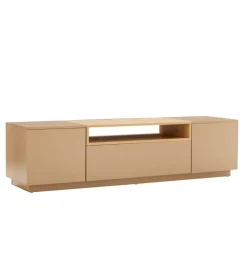 Invicta Interior Stolik pod TV LOFT 160 cm beżowa naturalna