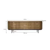 LF-Design Stolik pod TV LUSAN 170 cm drewno teak