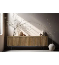 LF-Design Stolik pod TV LUSAN 170 cm drewno teak