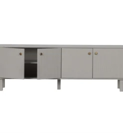 WOOOD Stolik pod TV MADU 160 cm drewno sosny szary