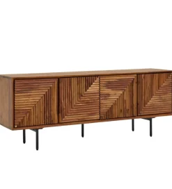 WOHNLING, GERMANY Stolik pod TV MIGUEL 140 cm drewno sheesham