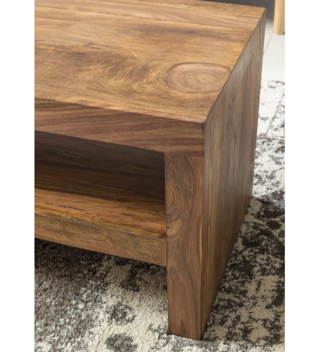 WOHNLING, GERMANY Stolik pod TV MUMBAI 110 cm drewno sheesham