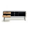 Halmar Stolik pod TV MURANO 150 cm w optyce dąb artisan