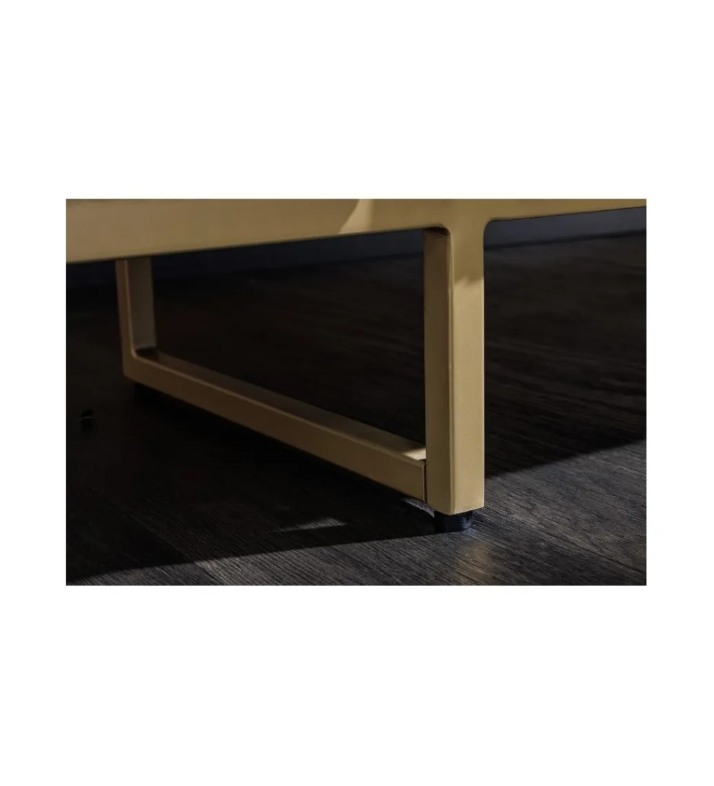 Invicta Interior Stolik pod TV NIGATA 160 cm drewno mango brąz