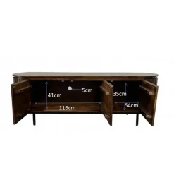 LF-Design Stolik pod TV NOORK 170 cm w kolorze orzechowym