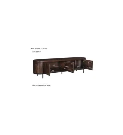 LF-Design Stolik pod TV NOORK 210 cm w kolorze orzechowym