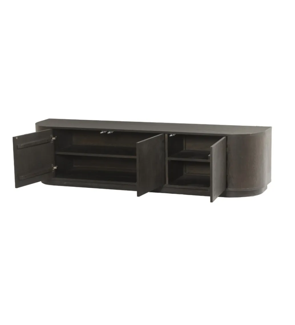 LF-Design Stolik pod TV NOVERO 180 cm ciemnobrązowy