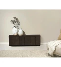 LF-Design Stolik pod TV NOVERO 140 cm ciemny brązowy