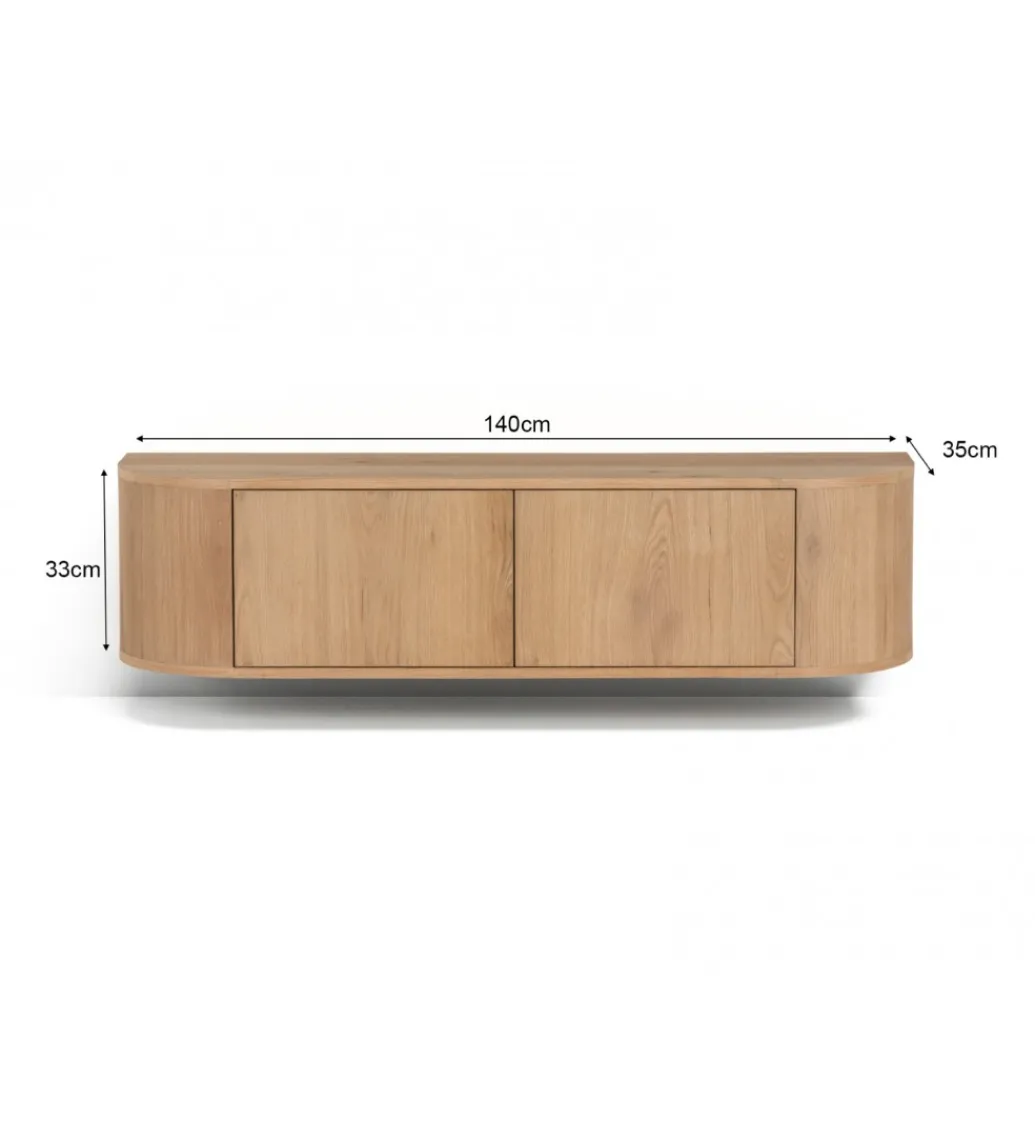 LF-Design Stolik pod TV NOVERO ZWEVEND 140 cm naturalny