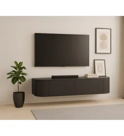 LF-Design Stolik pod TV NOVERO ZWEVEND 140 cm czarny