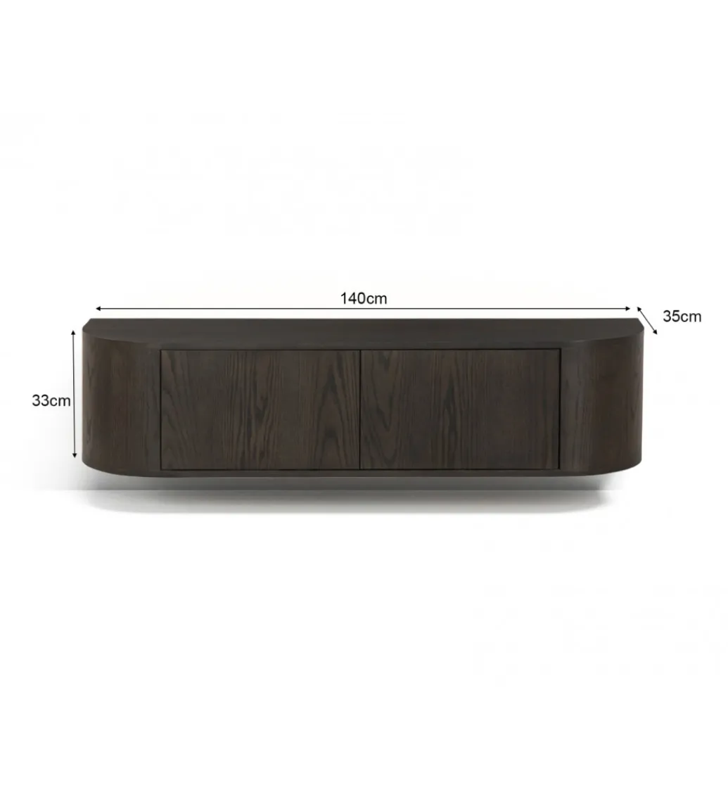 LF-Design Stolik pod TV NOVERO ZWEVEND 140 cm czarny
