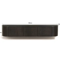 LF-Design Stolik pod TV NOVERO ZWEVEND 180 cm espresso
