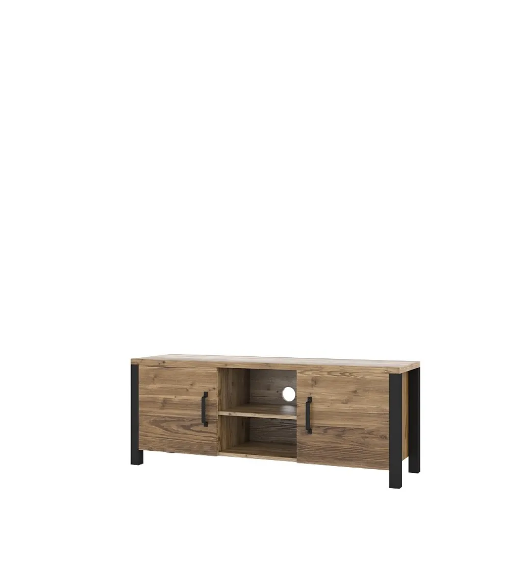 Helvetia Stolik pod Tv OLIN WM 147 cm w optyce świerku Appenzeller